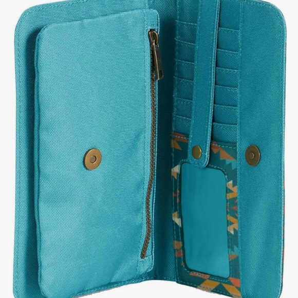 Pendleton Blue Clutch with Geometric Pattern - Picture 3 of 3